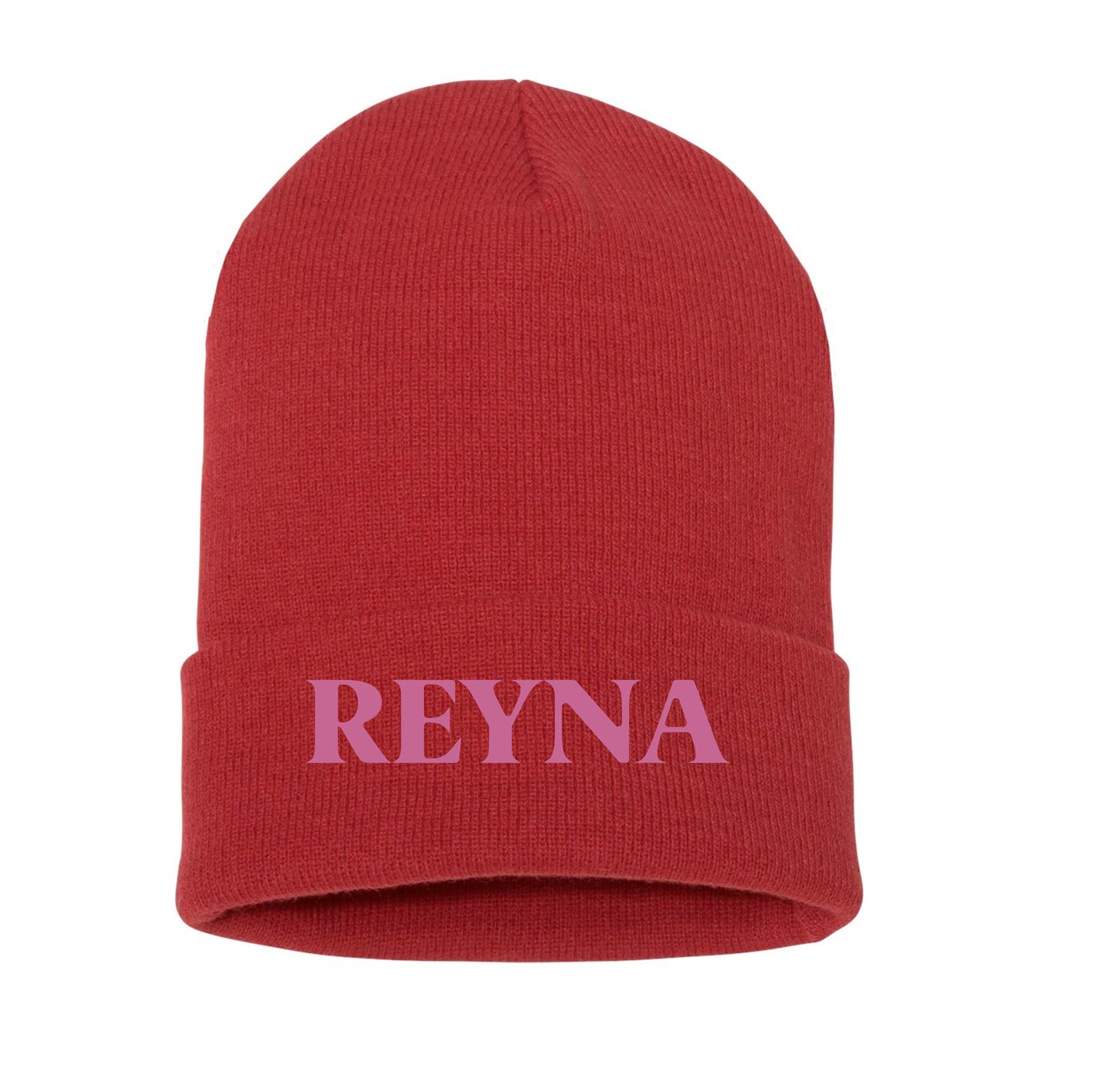 reyna red/pink beanie